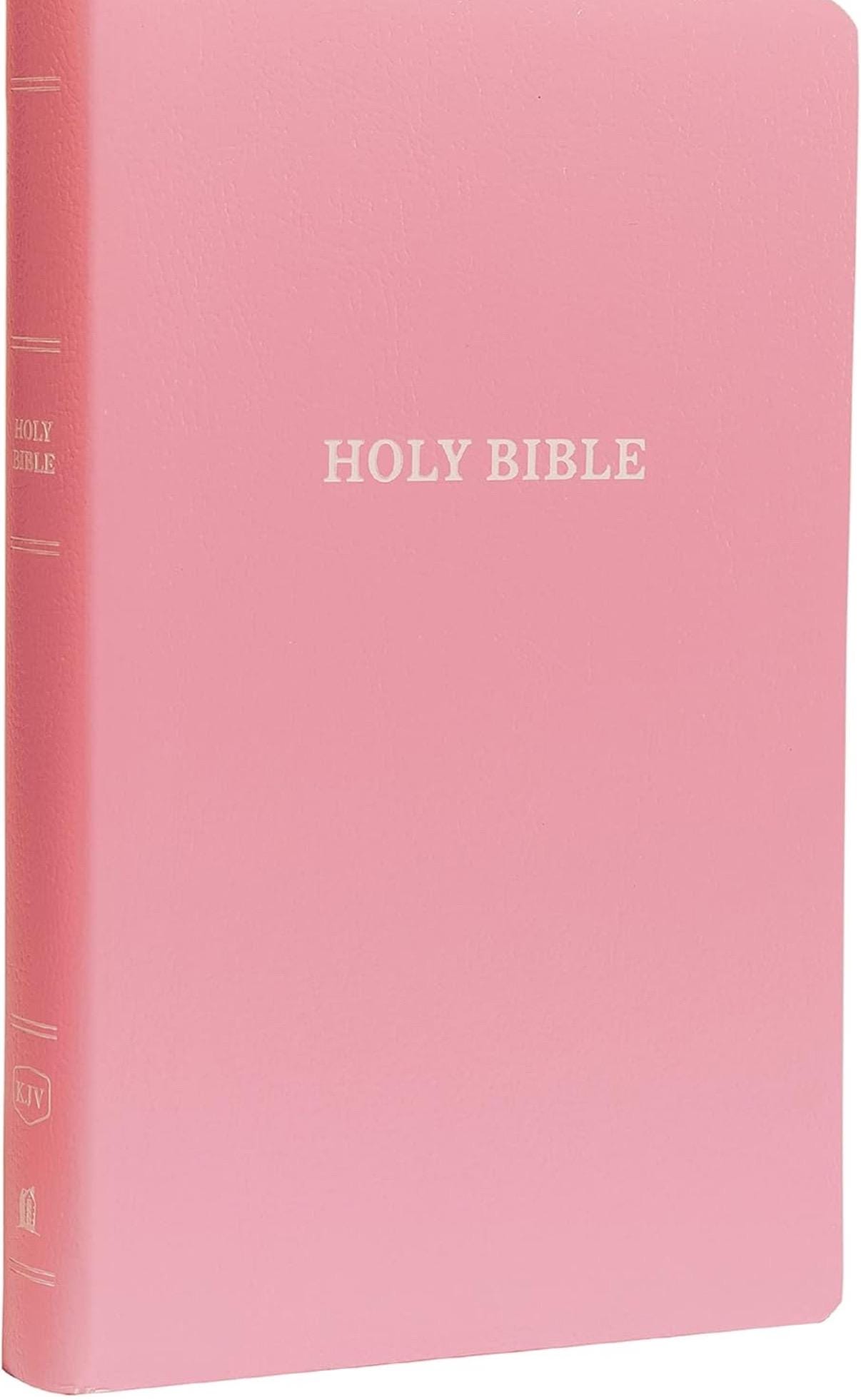 Personalized KJV comfort print bible