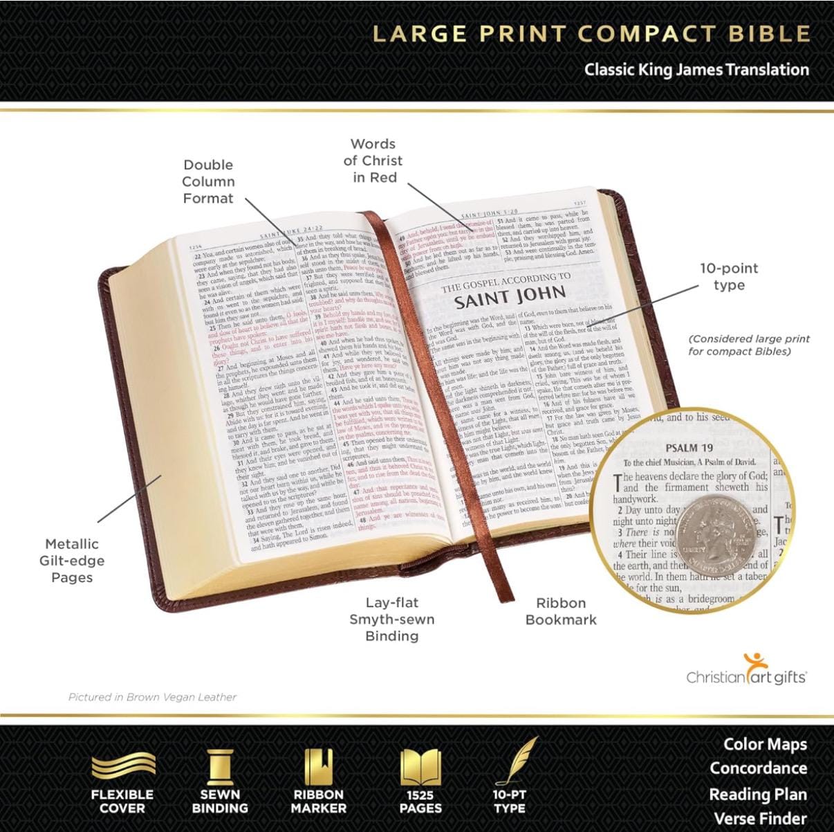 Personalized KJV, Deluxe Gift Bible, Leathersoft, Gray, Red Letter, Comfort Print Holy Bible, New King James Version