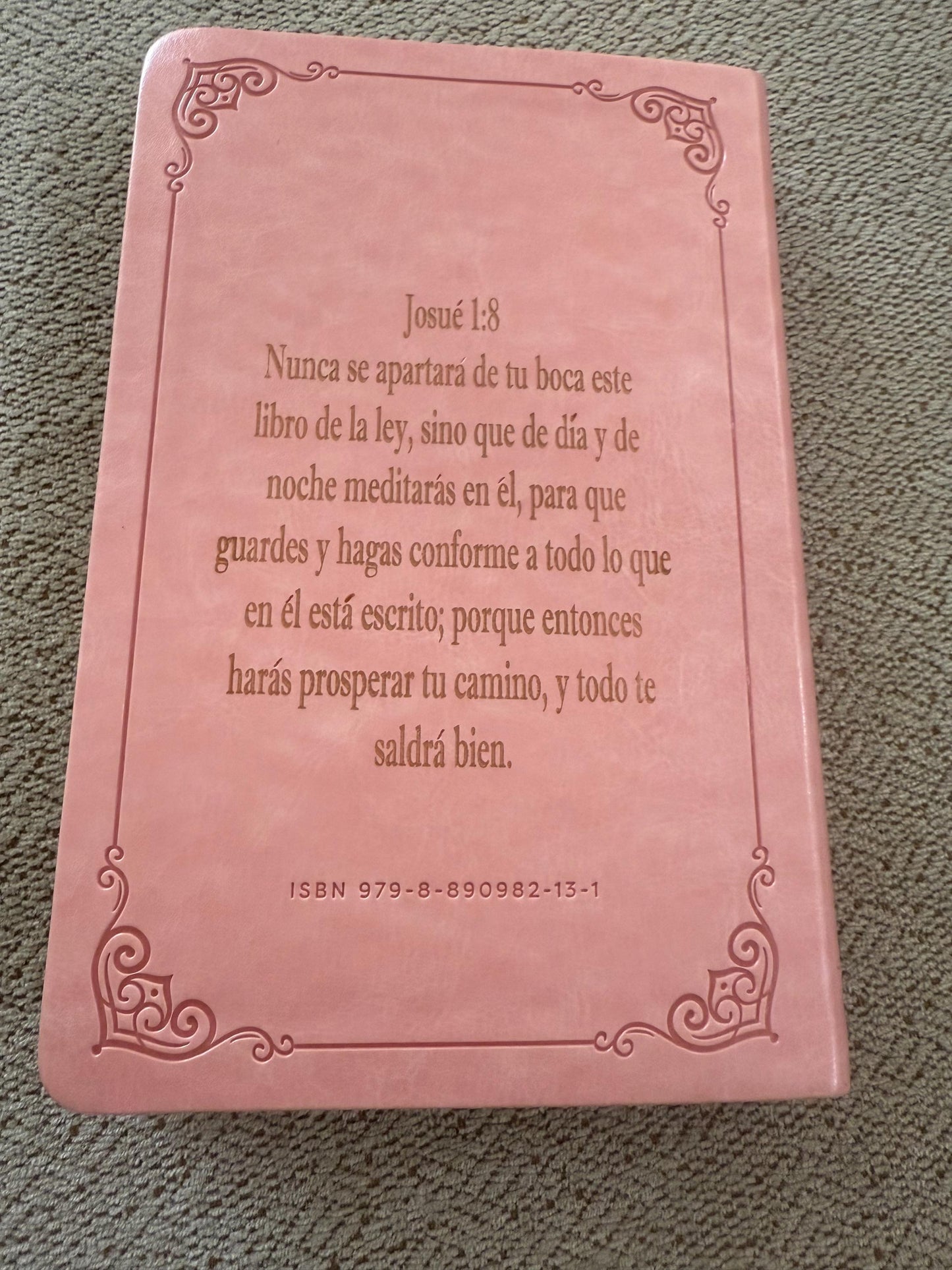 Engraved RVR60 Reina Valera 1960 Bible, Leathersoft White, Large Print