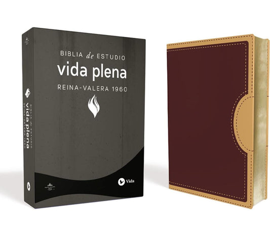 Spanish Study Bible, RVR60, Rojo-Beige Leathersoft Edition