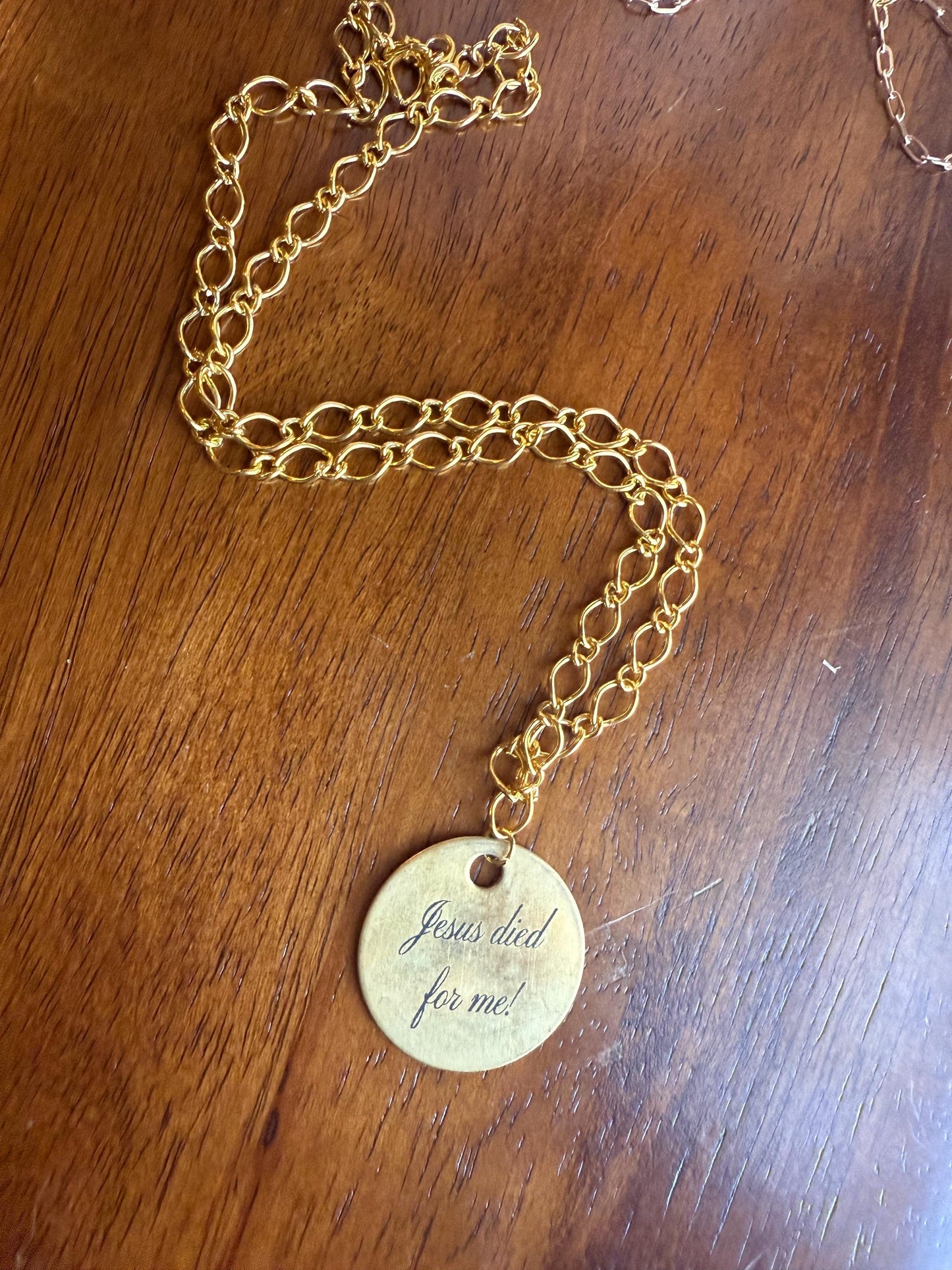 Personalized Round Pendant