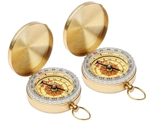 Personalized 2pc Compass glow in the dark set