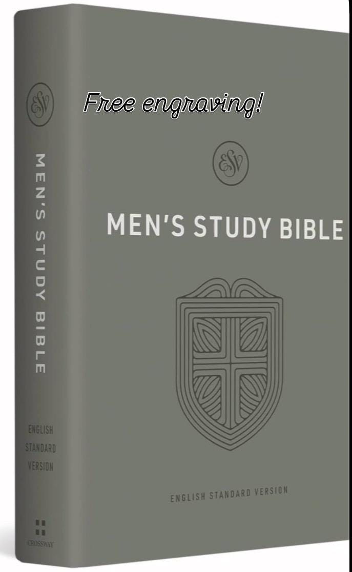 Personalized ESV Men Study Bible, ESV Men's Study Bible (Hardcover): Holy Bible, English Standard Version