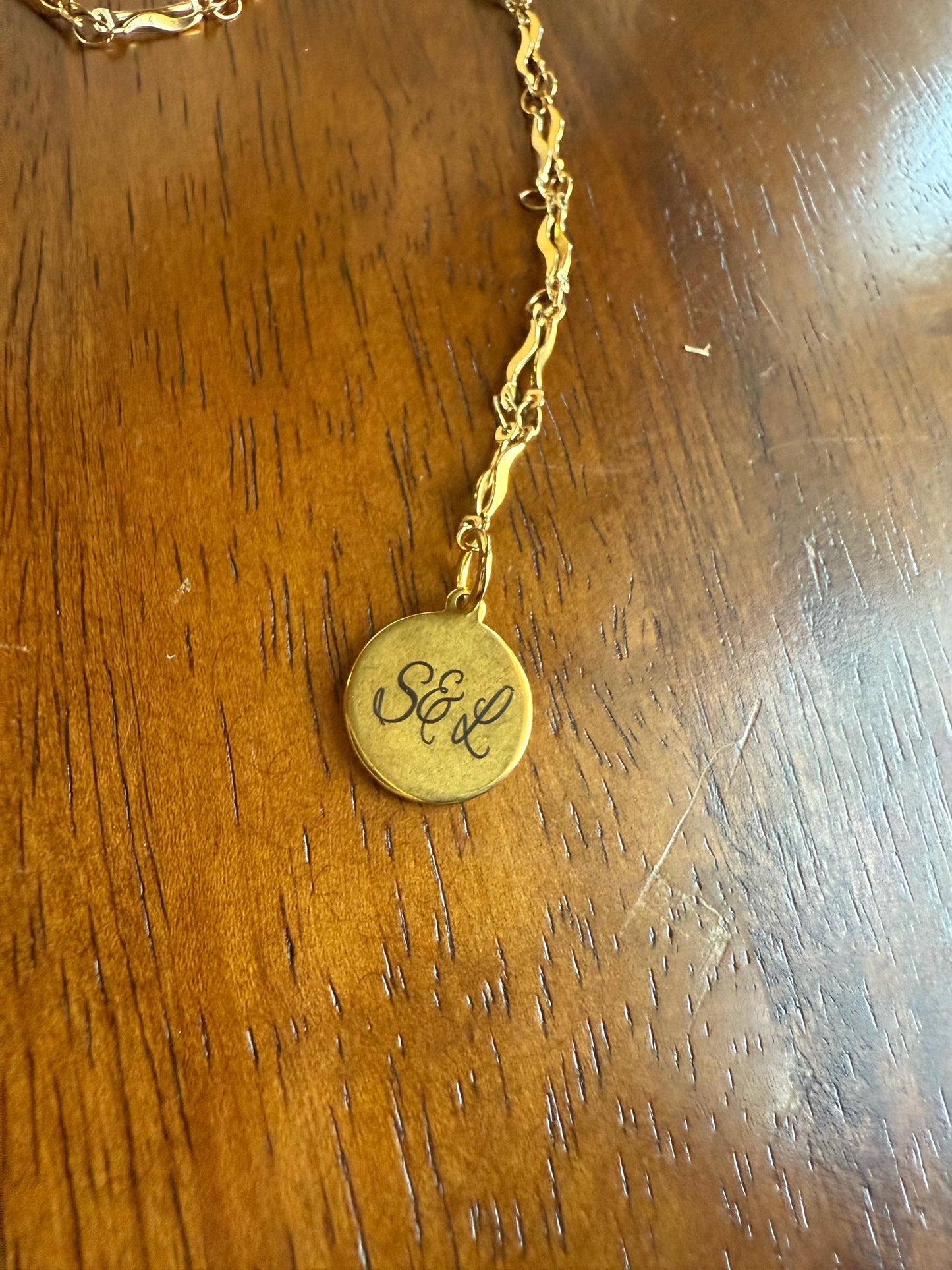 Personalized Charm Pendant Necklace