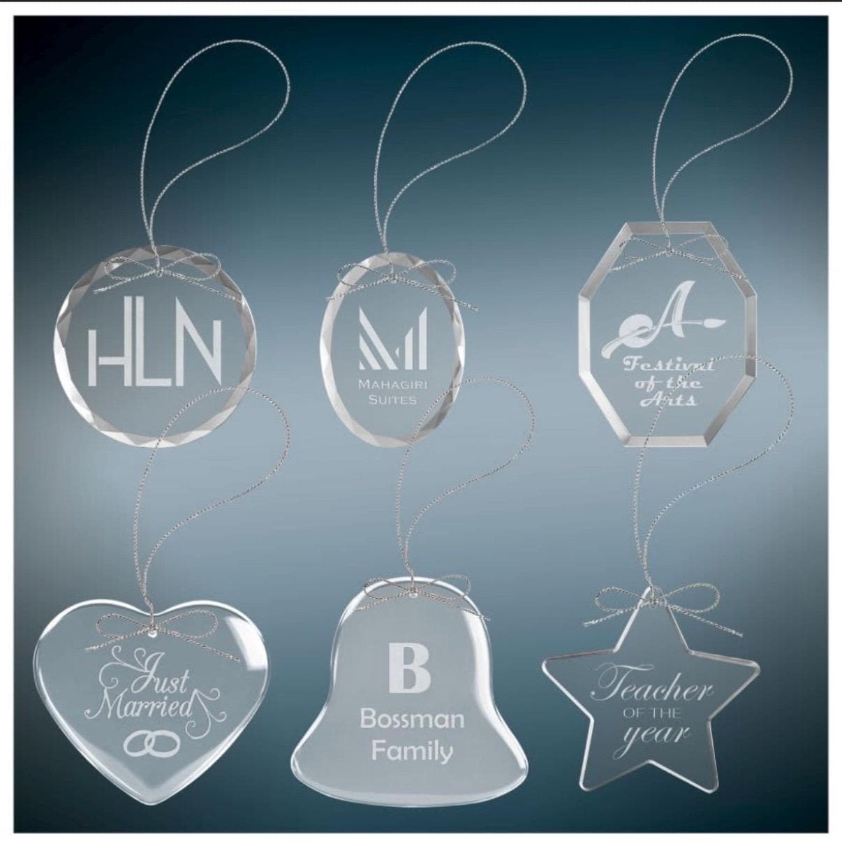 Personalized Glass Ornaments