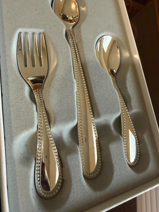 Personalized Baby spoon and fork set