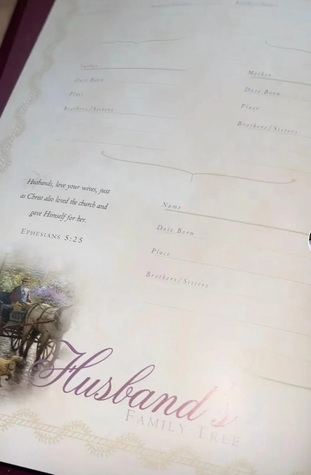 Biblia familiar personalizada (NKJV) – Regalo de recuerdo con nombre y versículo grabados a medida